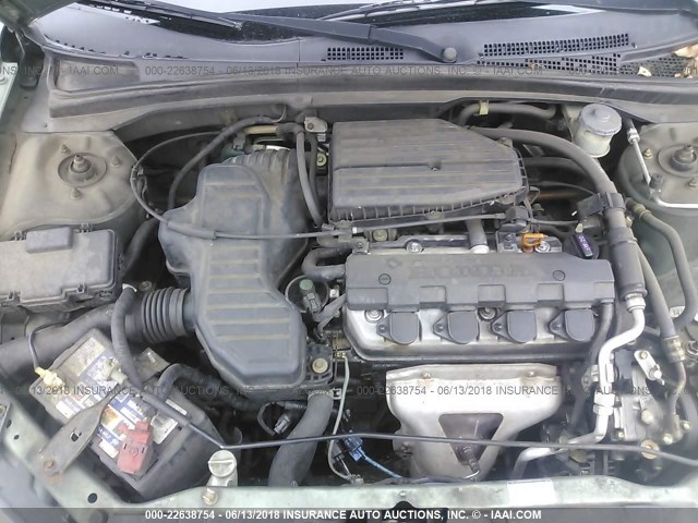 2HGES16394H585543 - 2004 HONDA CIVIC DX VP 绿色 照片 10