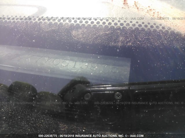 JT2BG22K7Y0513975 - 2000 TOYOTA CAMRY CE/LE/XLE 白色 照片 9