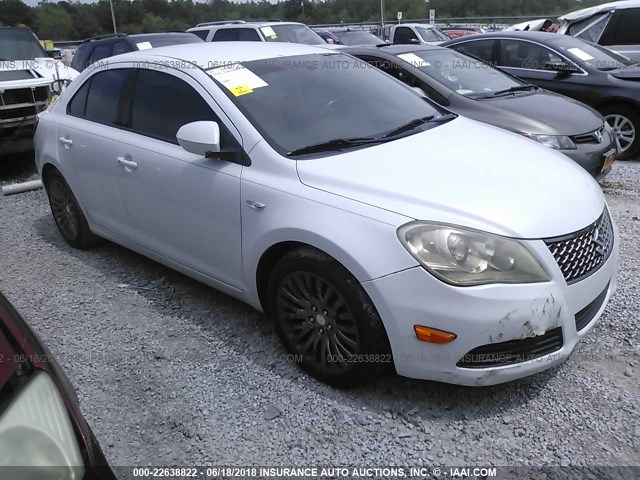 JS2RE9A32B6110172 - 2011 SUZUKI KIZASHI SE WHITE photo 1