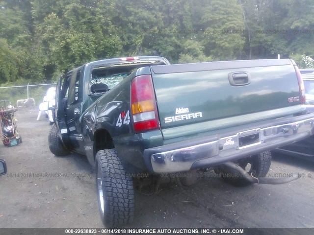 2GTEK19TX21278978 - 2002 GMC NEW SIERRA K1500 GREEN photo 3