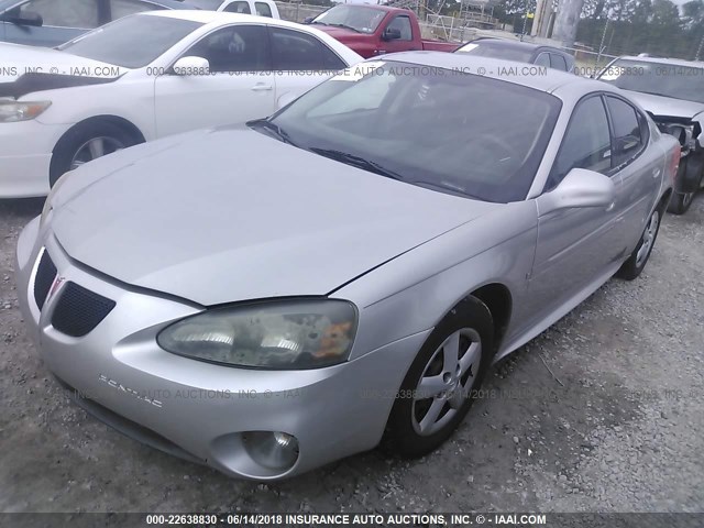 2G2WP552561313544 - 2006 PONTIAC GRAND PRIX SILVER photo 2