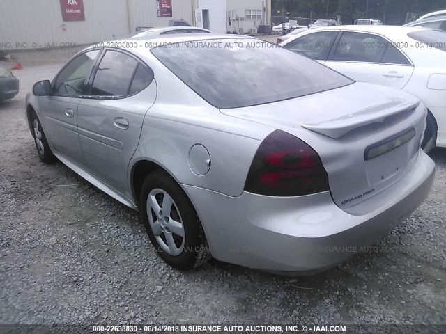 2G2WP552561313544 - 2006 PONTIAC GRAND PRIX SILVER photo 3
