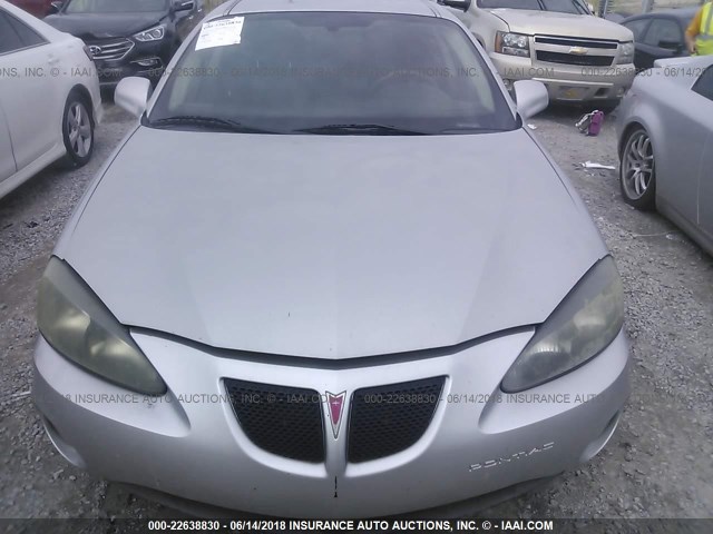 2G2WP552561313544 - 2006 PONTIAC GRAND PRIX SILVER photo 6