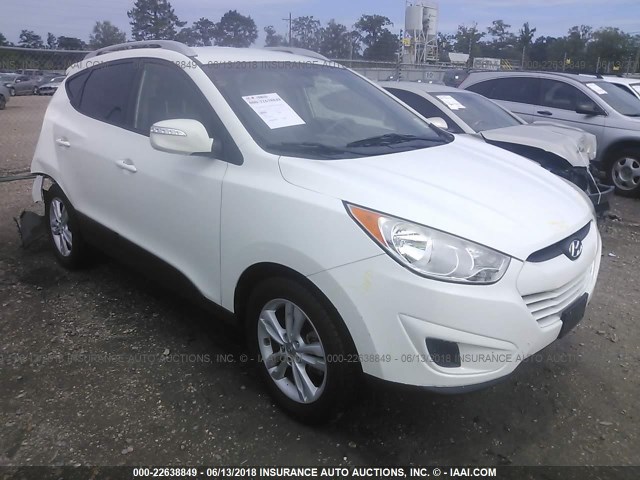 KM8JU3AC7CU490478 - 2012 HYUNDAI TUCSON GLS/LIMITED WHITE photo 1