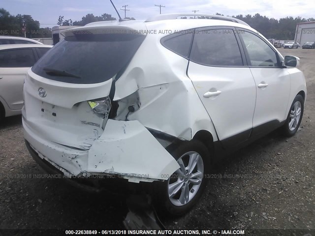 KM8JU3AC7CU490478 - 2012 HYUNDAI TUCSON GLS/LIMITED თეთრი ფოტო 4