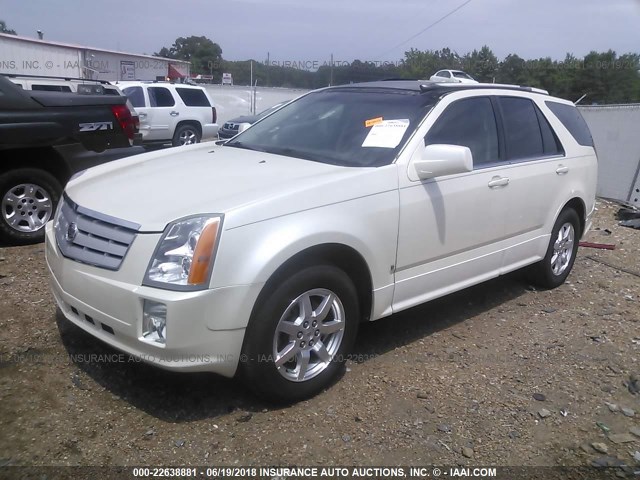 1GYEE437190157826 - 2009 CADILLAC SRX WHITE photo 2