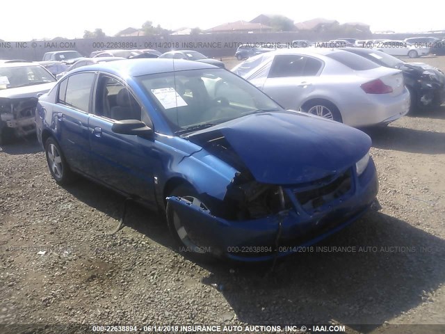 1G8AL55BX6Z163403 - 2006 SATURN ION LEVEL 3 BLUE photo 1