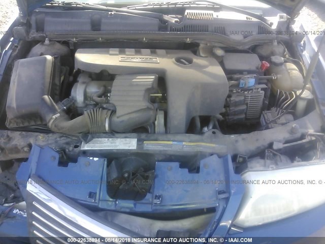 1G8AL55BX6Z163403 - 2006 SATURN ION LEVEL 3 BLUE photo 10