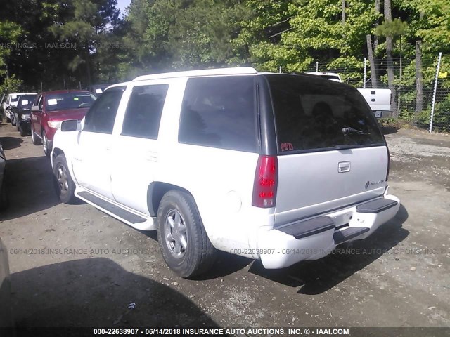 1GYEK13RXXR418422 - 1999 CADILLAC ESCALADE WHITE photo 3