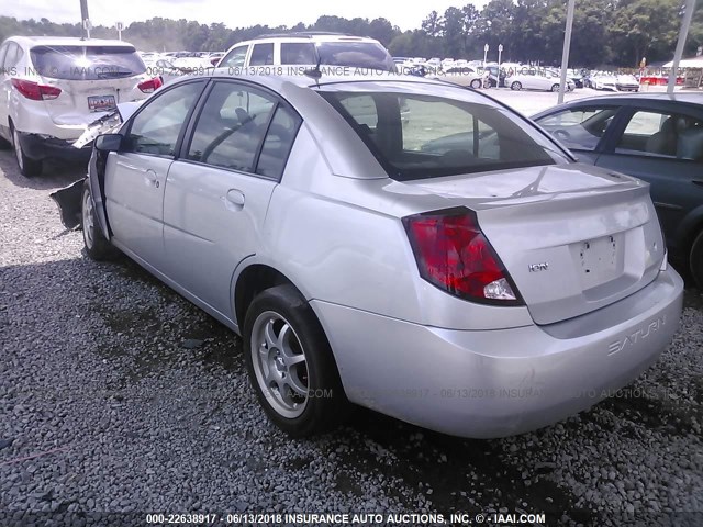 1G8AK55F06Z192947 - 2006 SATURN ION LEVEL 3 SILVER photo 3