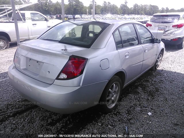 1G8AK55F06Z192947 - 2006 SATURN ION LEVEL 3 SILVER photo 4