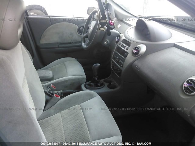 1G8AK55F06Z192947 - 2006 SATURN ION LEVEL 3 SILVER photo 5