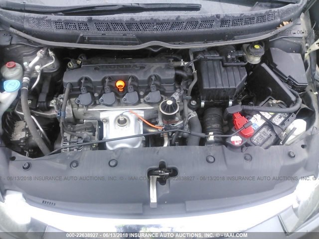 2HGFA1F96AH511116 - 2010 HONDA CIVIC EXL GRAY photo 10