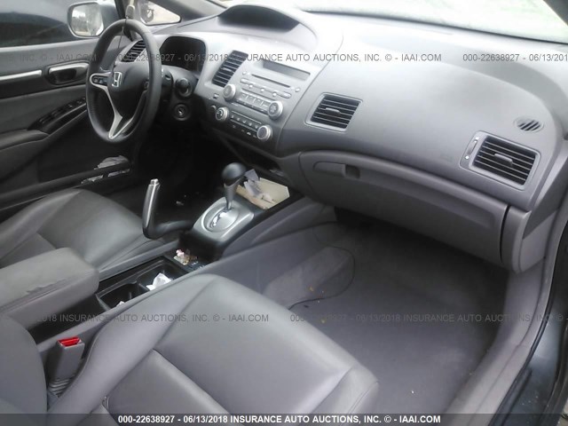 2HGFA1F96AH511116 - 2010 HONDA CIVIC EXL GRAY photo 5