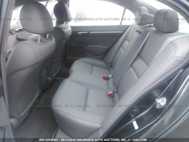 2HGFA1F96AH511116 - 2010 HONDA CIVIC EXL GRAY photo 8