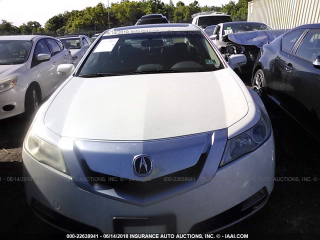 19UUA9F51AA005887 - 2010 ACURA TL WHITE photo 6