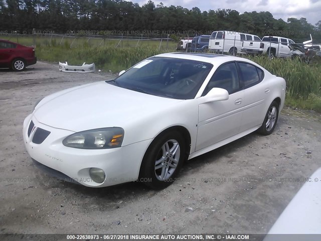 2G2WR554461235141 - 2006 PONTIAC GRAND PRIX GT WHITE photo 2