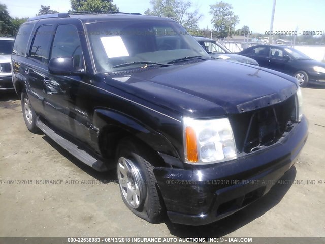 1GYEK63N02R197061 - 2002 CADILLAC ESCALADE LUXURY შავი ფოტო 6