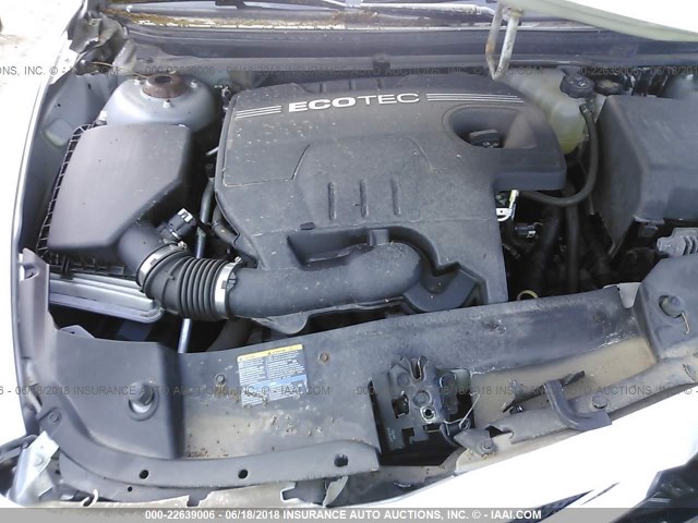 1G1ZC5EB5A4129716 - 2010 CHEVROLET MALIBU 1LT 银色 照片 10