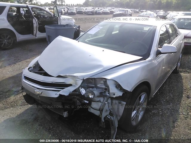 1G1ZC5EB5A4129716 - 2010 CHEVROLET MALIBU 1LT 银色 照片 2
