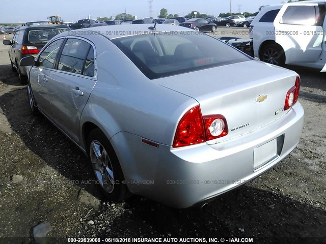 1G1ZC5EB5A4129716 - 2010 CHEVROLET MALIBU 1LT 银色 照片 3