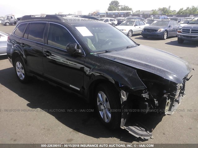 4S4BRBLC6C3274768 - 2012 SUBARU OUTBACK 2.5I LIMITED BLACK photo 1