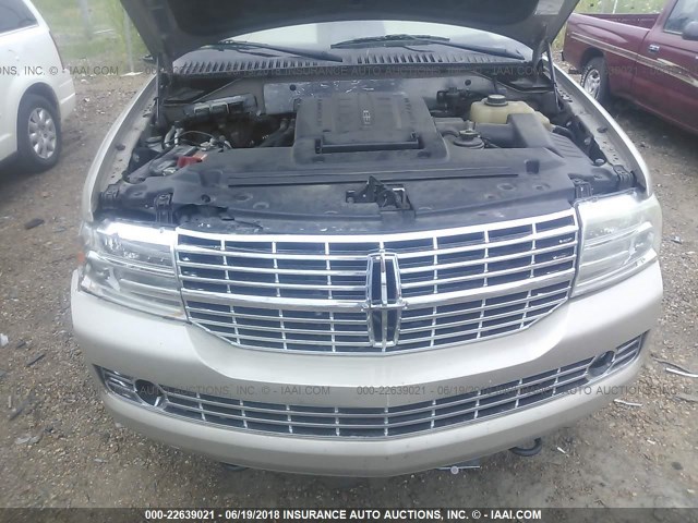 5LMFU27517LJ09077 - 2007 LINCOLN NAVIGATOR BEIGE photo 10