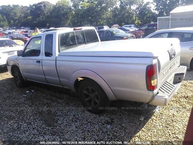 1N6DD26S91C365123 - 2001 NISSAN FRONTIER KING CAB XE SILVER photo 3