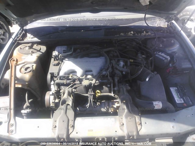 1G3WH52M9SD380791 - 1995 OLDSMOBILE CUTLASS SUPREME SL 青色 照片 10