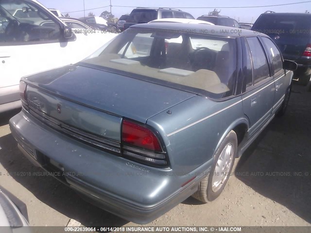 1G3WH52M9SD380791 - 1995 OLDSMOBILE CUTLASS SUPREME SL 青色 照片 4