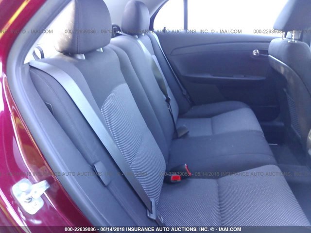 1G1ZC5E07CF344990 - 2012 CHEVROLET MALIBU 1LT 红色 照片 8