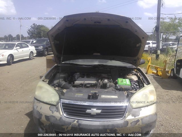 1G1ZT62815F288189 - 2005 CHEVROLET MALIBU MAXX LS 金色 照片 10