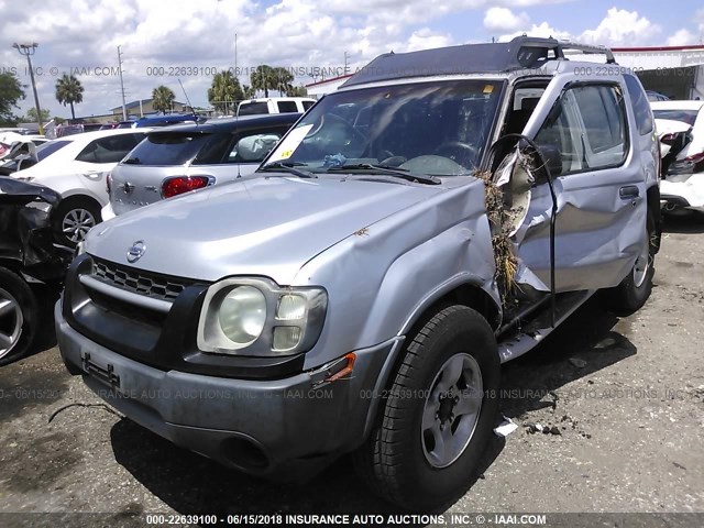 5N1ED28T14C637760 - 2004 NISSAN XTERRA XE/SE SILVER photo 2