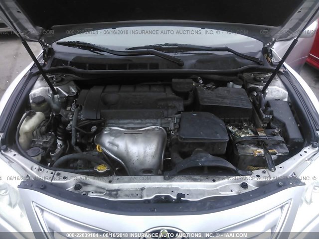 4T1BF3EK4BU181937 - 2011 TOYOTA CAMRY SE/LE/XLE 银色 照片 10