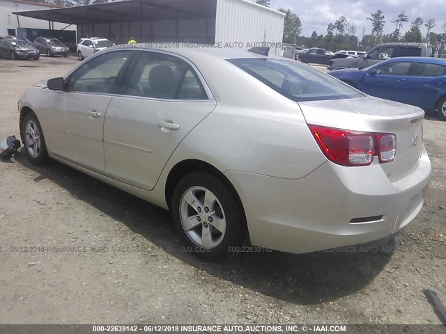 1G11A5SL2FF305973 - 2015 CHEVROLET MALIBU LS GOLD photo 3