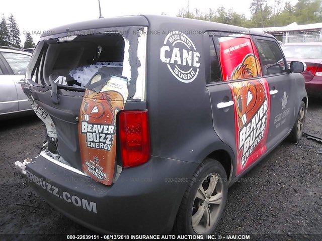 JTLZE4FE0A1109836 - 2010 TOYOTA SCION XB შავი ფოტო 4