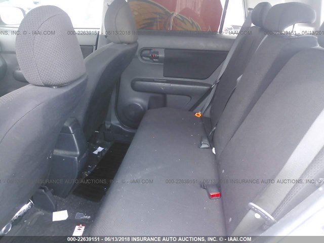 JTLZE4FE0A1109836 - 2010 TOYOTA SCION XB შავი ფოტო 8