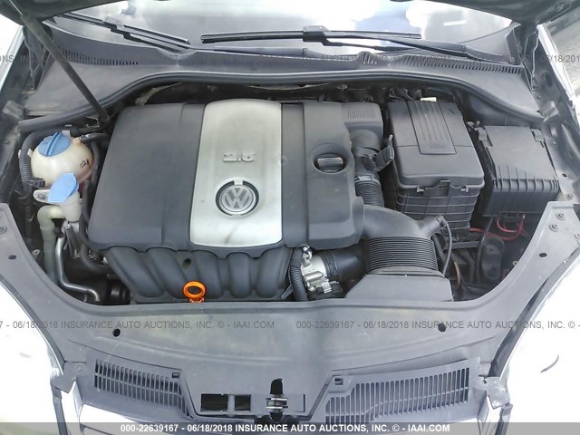 3VWEF71K37M168877 - 2007 VOLKSWAGEN JETTA WOLFSBURG BLACK photo 10