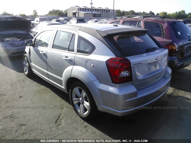 1B3CB3HA3BD163244 - 2011 DODGE CALIBER MAINSTREET SILVER photo 3