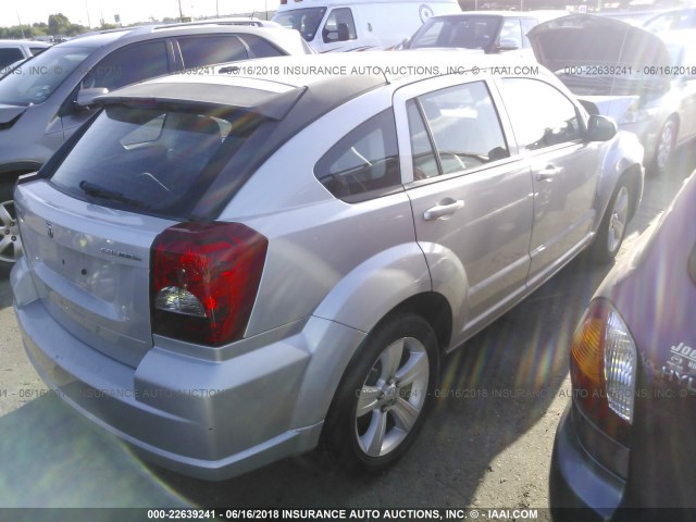 1B3CB3HA3BD163244 - 2011 DODGE CALIBER MAINSTREET SILVER photo 4