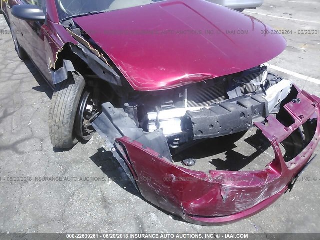 1G8AJ55F17Z160173 - 2007 SATURN ION LEVEL 2 Bordo foto 6