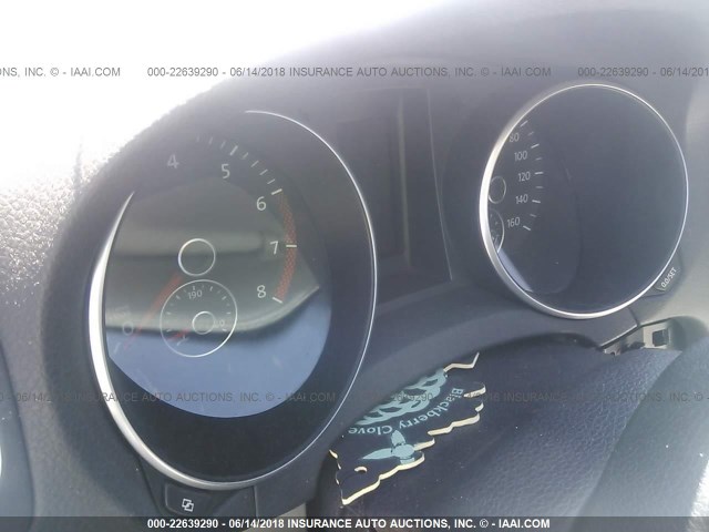 WVWDB7AJ5CW315857 - 2012 VOLKSWAGEN GOLF Dark Blue photo 7