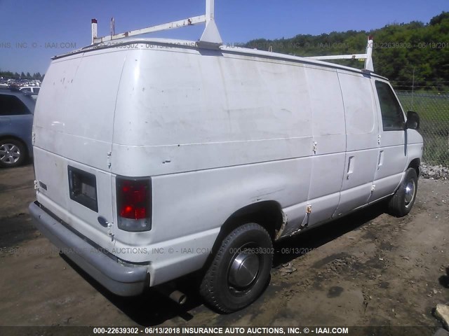 1FTNE24L8XHA90050 - 1999 FORD ECONOLINE E250 VAN WHITE photo 4