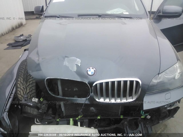 5UXZV8C53BL421001 - 2011 BMW X5 XDRIVE50I SILVER photo 10