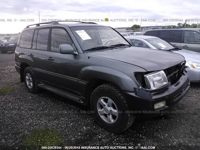 JT3HT05J0Y0105374 - 2000 TOYOTA LAND CRUISER  GRAY photo 1