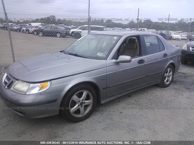 YS3ED49A943503908 - 2004 SAAB 9-5 ARC GRAY photo 2