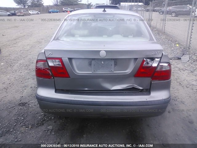 YS3ED49A943503908 - 2004 SAAB 9-5 ARC GRAY photo 6