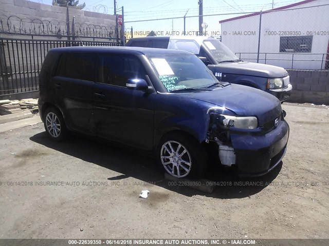 JTLKE50E181041380 - 2008 TOYOTA SCION XB ლურჯი ფოტო 1