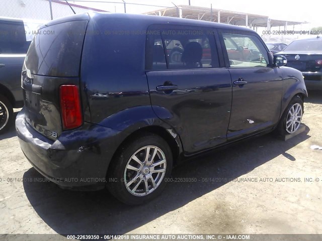 JTLKE50E181041380 - 2008 TOYOTA SCION XB ლურჯი ფოტო 4
