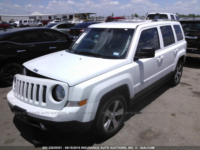 1C4NJPFA9GD601812 - 2016 JEEP PATRIOT LATITUDE WHITE photo 2